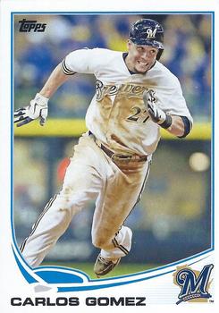 2013 Topps Milwaukee Brewers #MIL2 Carlos Gomez Front