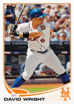 2013 Topps New York Mets #NYM1 David Wright Front