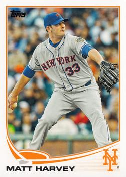 2013 Topps New York Mets #NYM10 Matt Harvey Front