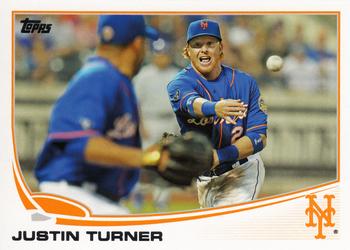 2013 Topps New York Mets #NYM16 Justin Turner Front
