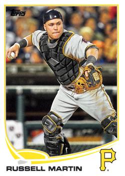 2013 Topps Pittsburgh Pirates #PIT12 Russell Martin Front