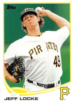 2013 Topps Pittsburgh Pirates #PIT16 Jeff Locke Front