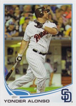 2013 Topps San Diego Padres #SDP2 Yonder Alonso Front