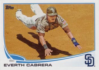 2013 Topps San Diego Padres #SDP7 Everth Cabrera Front