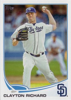 2013 Topps San Diego Padres #SDP8 Clayton Richard Front