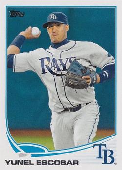 2013 Topps Tampa Bay Rays #TAM4 Yunel Escobar Front