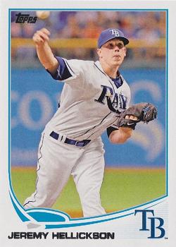 2013 Topps Tampa Bay Rays #TAM8 Jeremy Hellickson Front