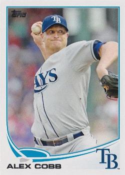 2013 Topps Tampa Bay Rays #TAM11 Alex Cobb Front