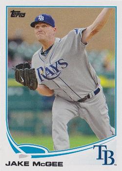 2013 Topps Tampa Bay Rays #TAM15 Jake McGee Front