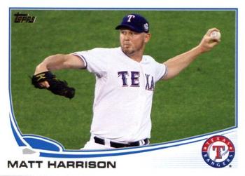 2013 Topps Texas Rangers #TEX5 Matt Harrison Front