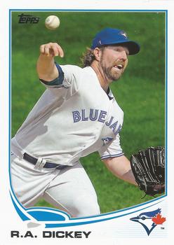 2013 Topps Toronto Blue Jays #TOR-7 R.A. Dickey Front