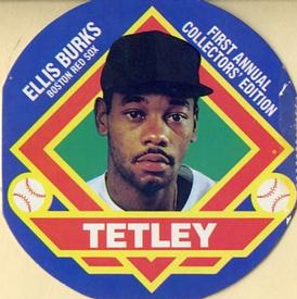 1988 Tetley Tea Discs #2 Ellis Burks Front