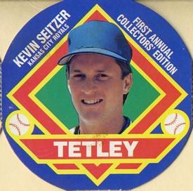 1988 Tetley Tea Discs #8 Kevin Seitzer Front
