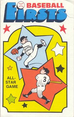 1976 Fleer Official Major League Patches - Baseball Firsts #18 All-Star Game Front