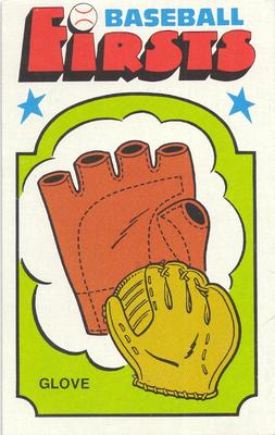 1976 Fleer Official Major League Patches - Baseball Firsts #33 Glove Front