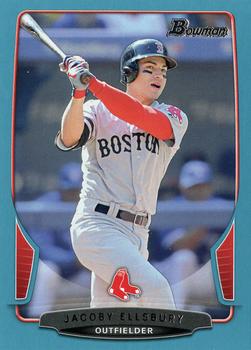 2013 Bowman - Blue #52 Jacoby Ellsbury Front