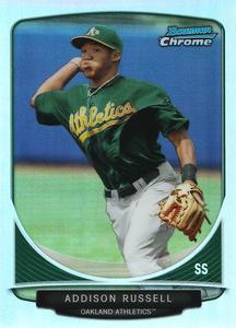2013 Bowman - Chrome Cream of the Crop Mini Refractors #CC-OA1 Addison Russell Front
