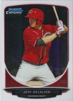 2013 Bowman - Chrome Prospects #BCP15 Jeff Gelalich Front