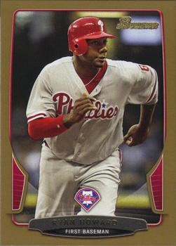 2013 Bowman - Gold #190 Ryan Howard Front