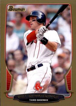 2013 Bowman - Gold #19 Will Middlebrooks Front