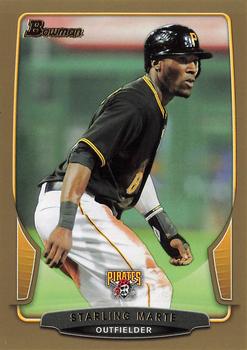 2013 Bowman - Gold #61 Starling Marte Front