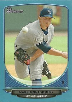 2013 Bowman - Prospects Blue #BP3 Mark Montgomery Front