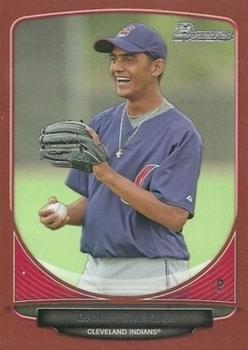 2013 Bowman - Prospects Red #BP6 Danny Salazar Front