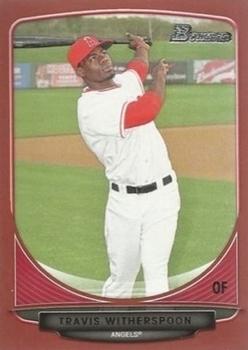 2013 Bowman - Prospects Red #BP66 Travis Witherspoon Front