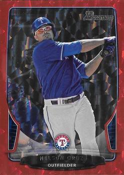 2013 Bowman - Red Ice #58 Nelson Cruz Front