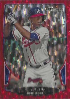 2013 Bowman - Red Ice #116 B.J. Upton Front