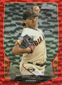 2013 Bowman - Red Ice #119 Barry Zito Front