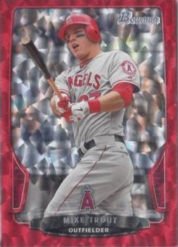 2013 Bowman - Red Ice #121 Mike Trout Front