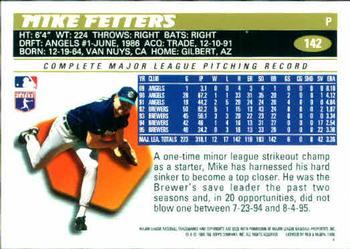 1996 Topps #142 Mike Fetters Back