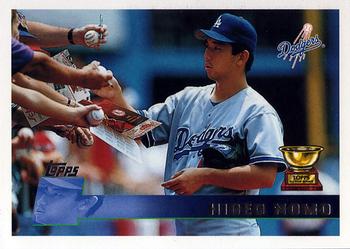 1996 Topps #136 Hideo Nomo Front