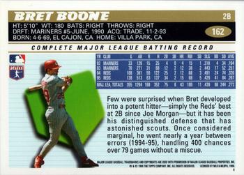 1996 Topps #162 Bret Boone Back