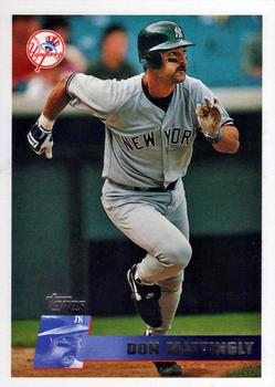 1996 Topps #185 Don Mattingly Front