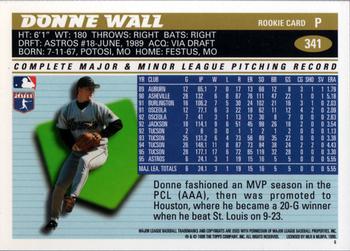 1996 Topps #341 Donne Wall Back
