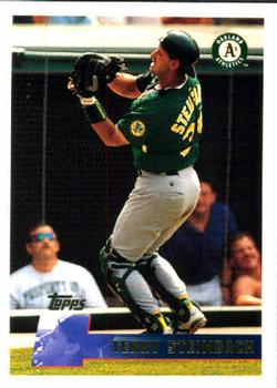 1996 Topps #267 Terry Steinbach Front