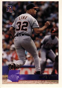 1996 Topps #366 Jose Lima Front