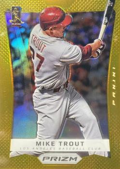 2012 Panini Prizm - Prizms Gold #50 Mike Trout Front