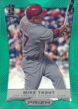 2012 Panini Prizm - Prizms Green #50 Mike Trout Front