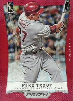 2012 Panini Prizm - Prizms Red #50 Mike Trout Front