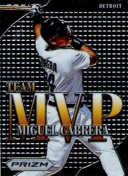 2012 Panini Prizm - Team MVP #MVP10 Miguel Cabrera Front