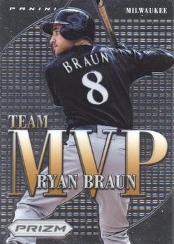 2012 Panini Prizm - Team MVP #MVP16 Ryan Braun Front