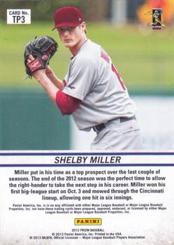 2012 Panini Prizm - Top Prospects #TP3 Shelby Miller Back