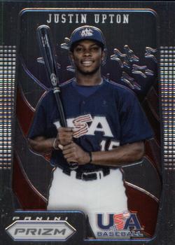 2012 Panini Prizm - USA Baseball #USA9 Justin Upton Front