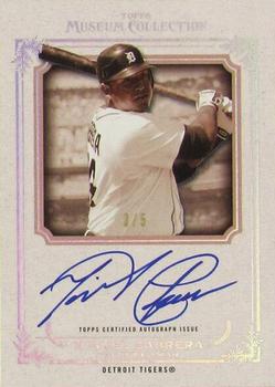 2013 Topps Museum Collection - Archival Autographs Sepia #AA-MC Miguel Cabrera Front