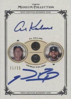 2013 Topps Museum Collection - Dual Autographs #DAA-KF Prince Fielder / Al Kaline Front