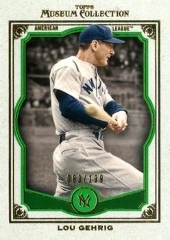 2013 Topps Museum Collection - Green #53 Lou Gehrig Front
