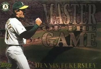 1996 Topps - Master of the Game #MG1 Dennis Eckersley Front